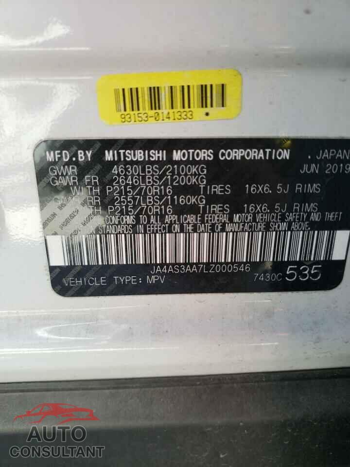 MITSUBISHI ECLIPSE 2020 - JA4AS3AA7LZ000546