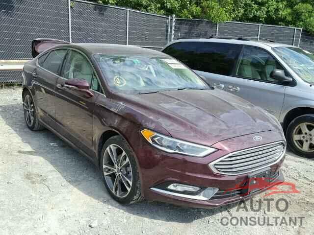 FORD FUSION 2017 - 3FA6P0K95HR160815