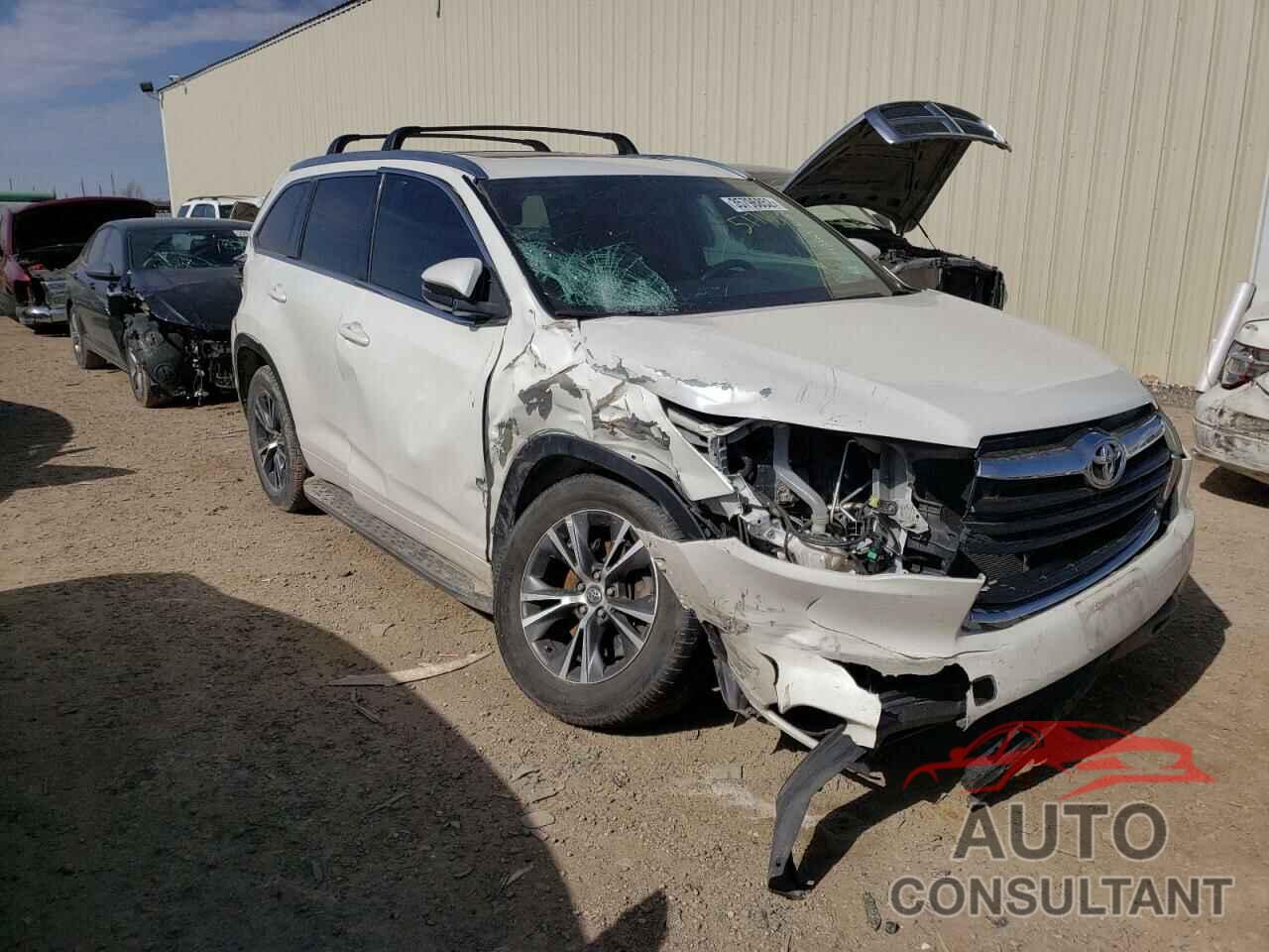 TOYOTA HIGHLANDER 2016 - 5TDKKRFH9GS171101