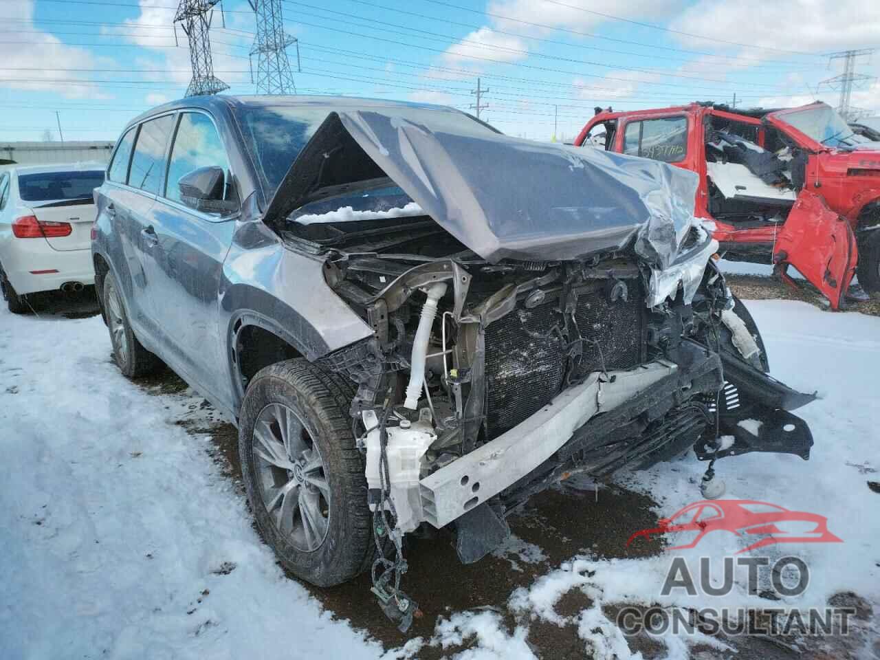 TOYOTA HIGHLANDER 2016 - 5TDBKRFH6GS305580