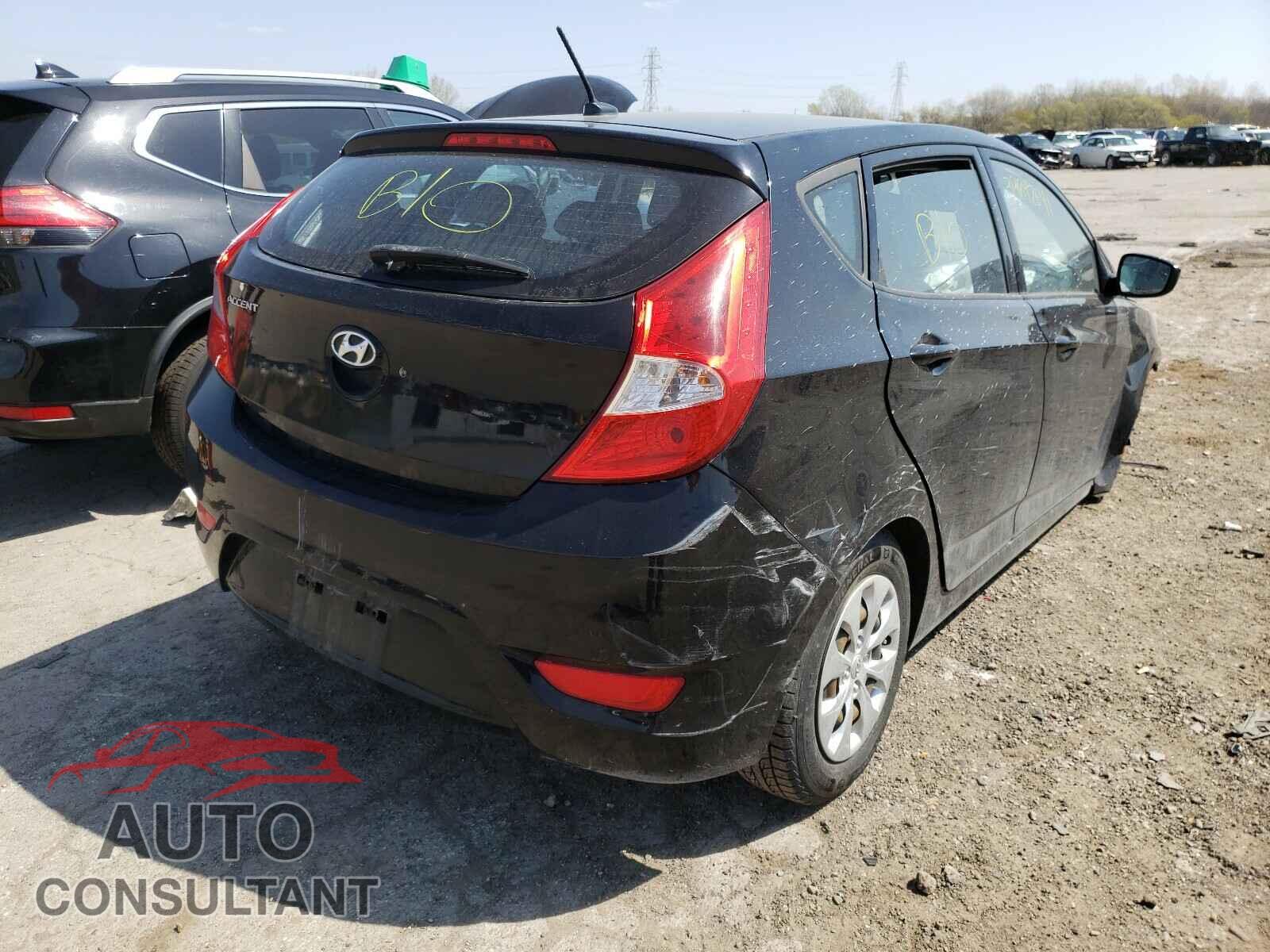HYUNDAI ACCENT 2016 - KMHCT5AE9GU258673