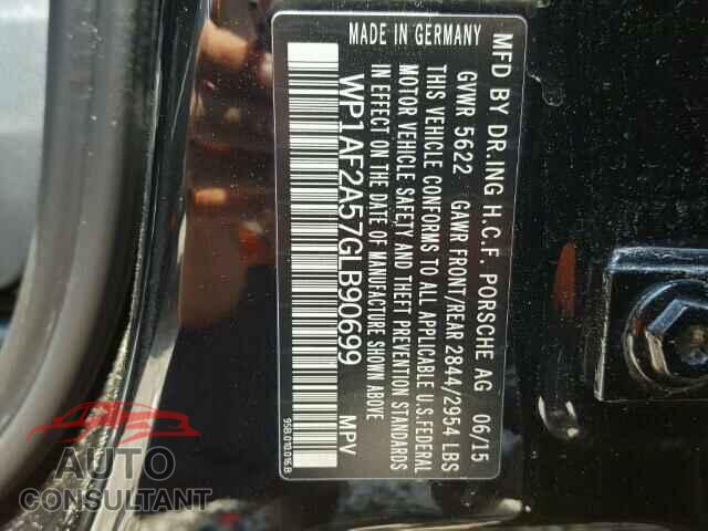 PORSCHE MACAN 2016 - WP1AF2A57GLB90699