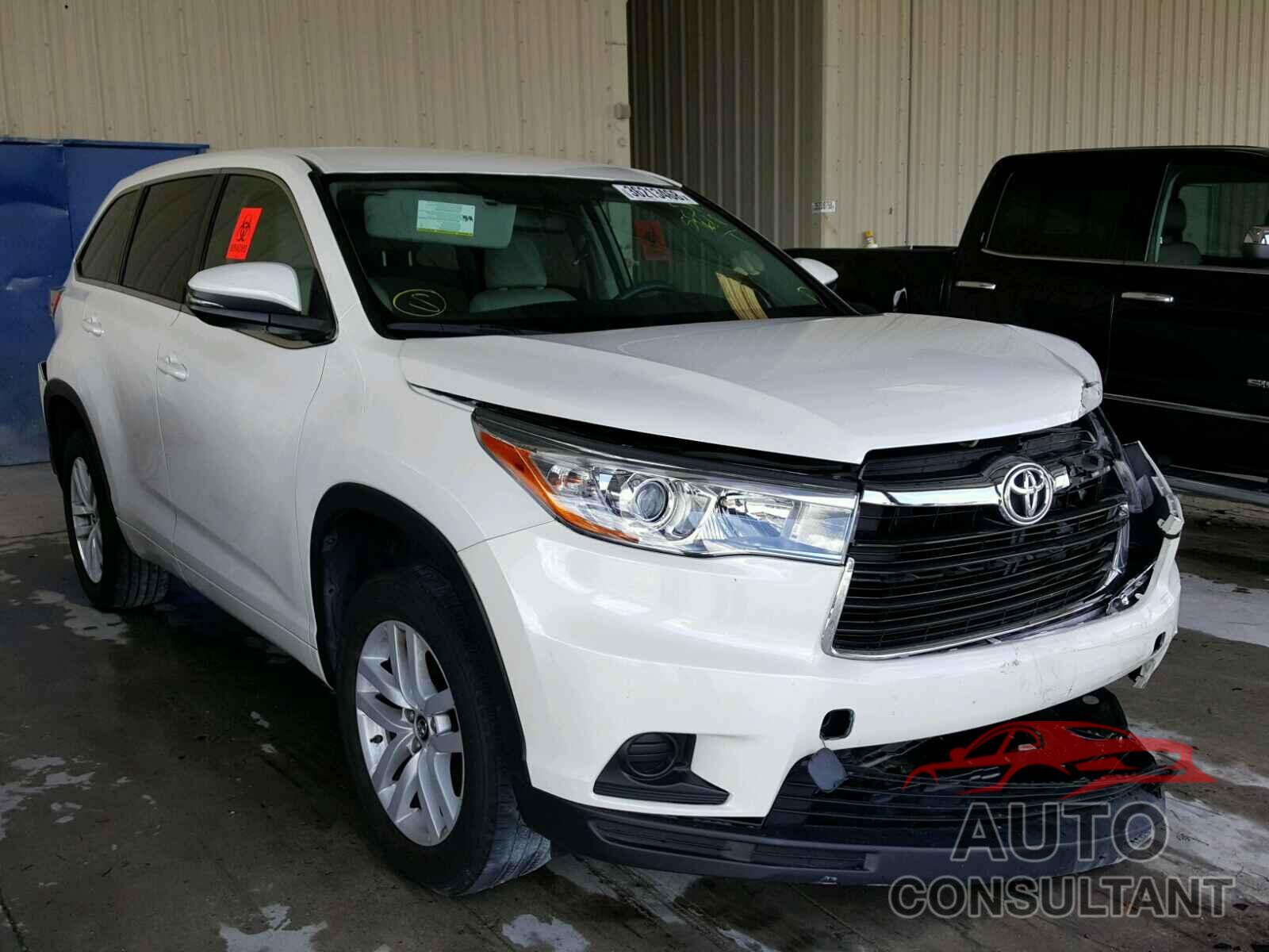 TOYOTA HIGHLANDER 2016 - 5TDZKRFH4GS124525