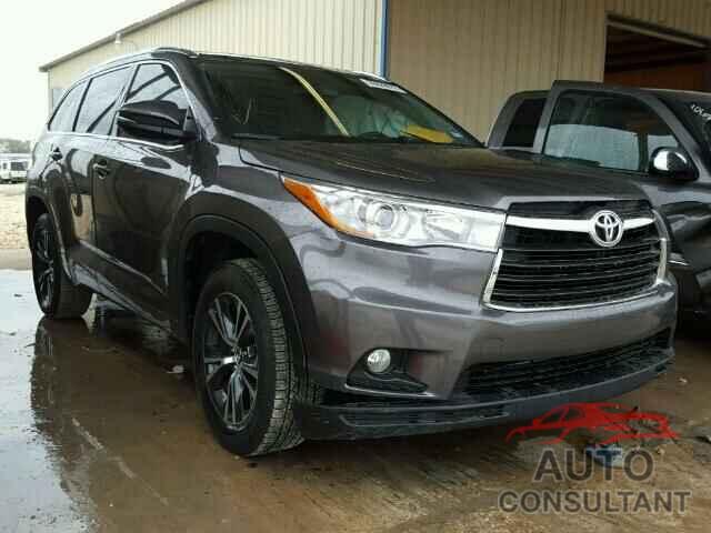 TOYOTA HIGHLANDER 2016 - 5TDKKRFH4GS147269