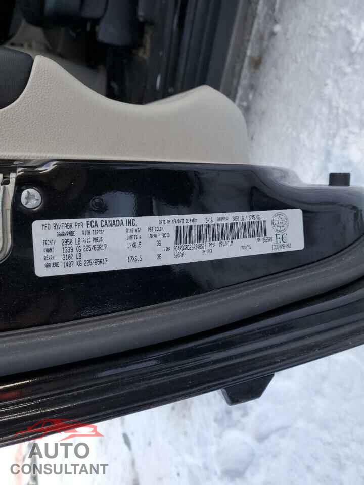 DODGE CARAVAN 2016 - 2C4RDGBG2GR348512