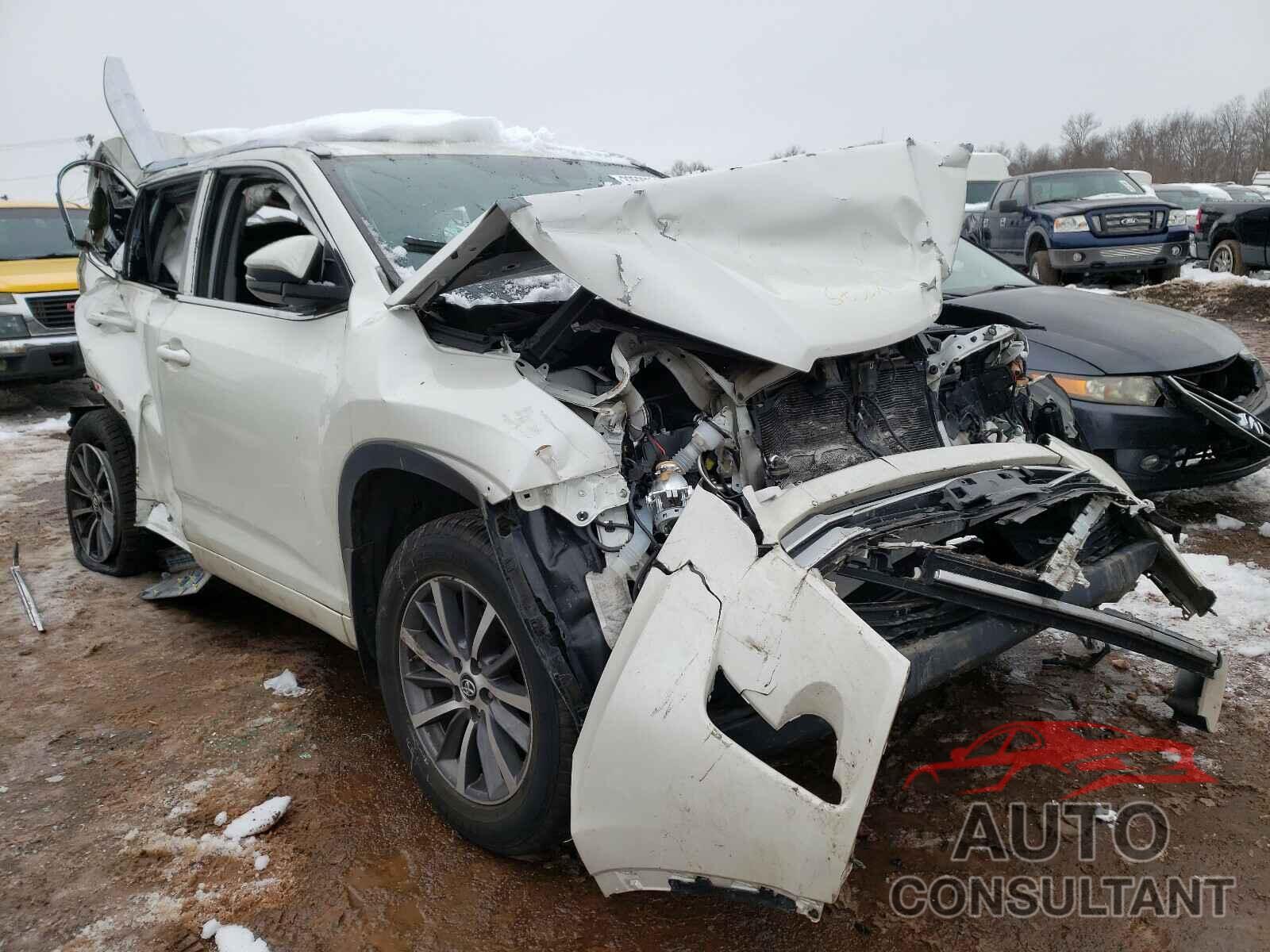 TOYOTA HIGHLANDER 2017 - 5TDJZRFH7HS519003