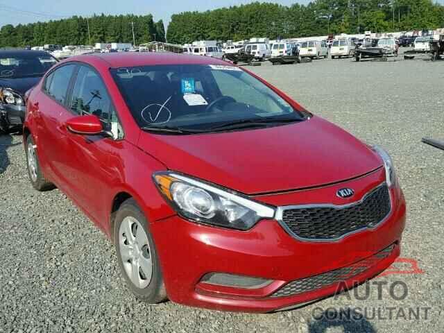 KIA FORTE 2016 - KNAFK4A63G5565982