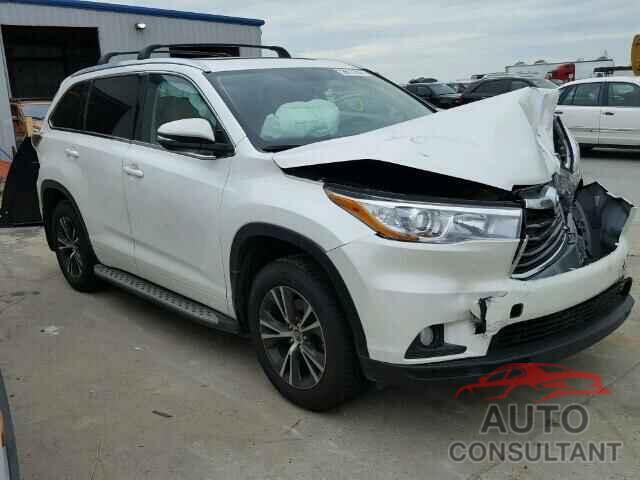 TOYOTA HIGHLANDER 2016 - 5TDKKRFH7GS166530