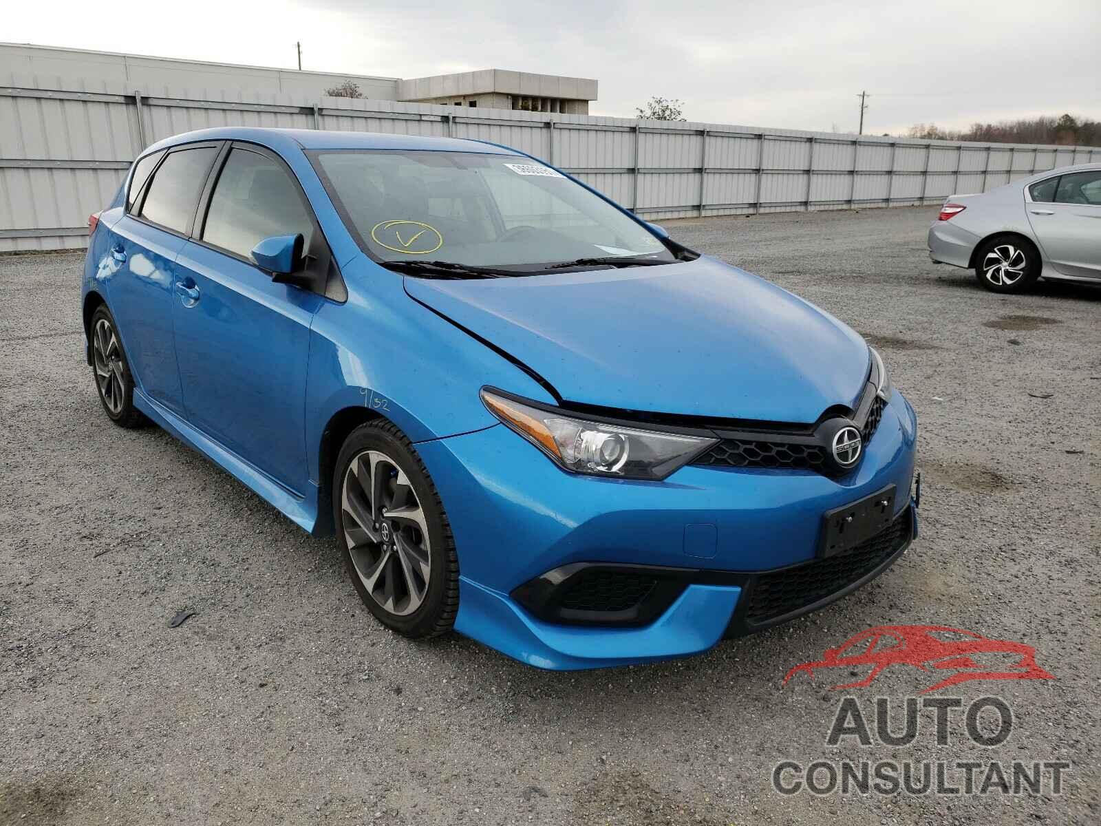 TOYOTA SCION 2016 - JTNKARJE5GJ504791