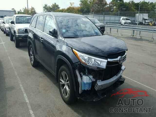 TOYOTA HIGHLANDER 2015 - 5TDBKRFH6FS192714