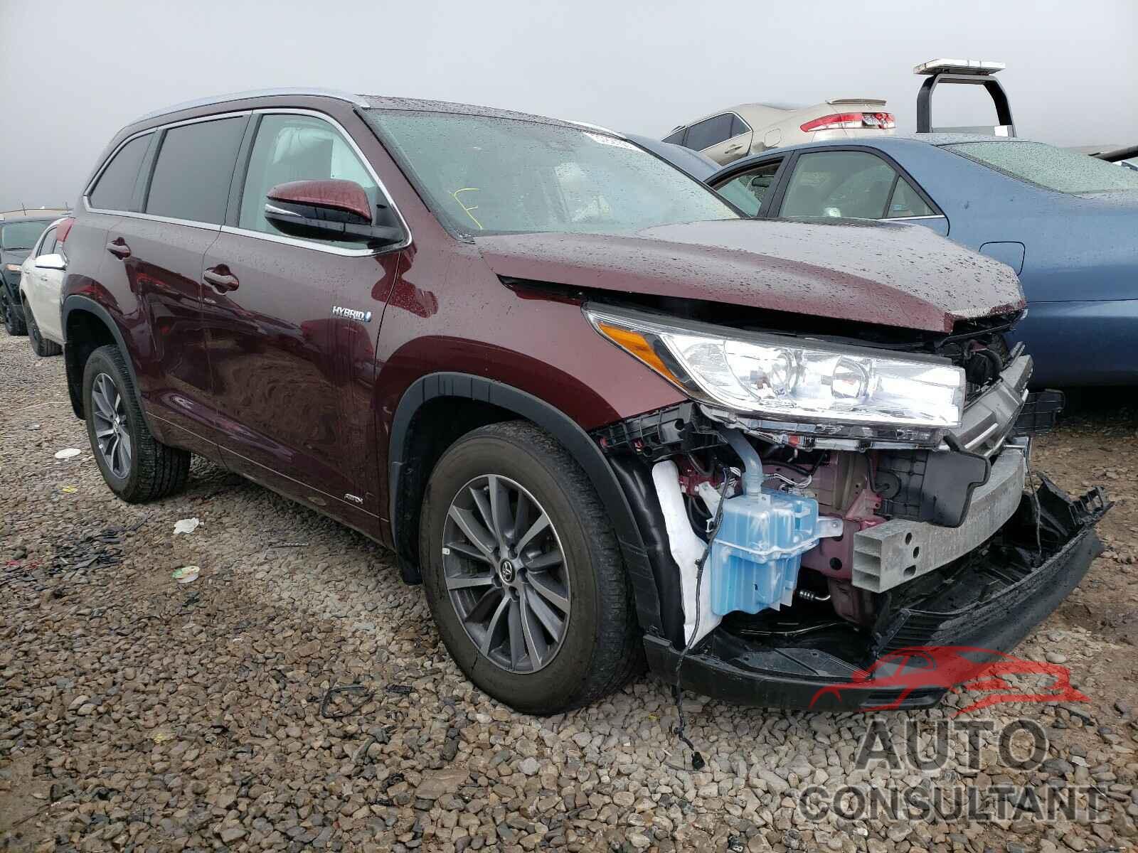 TOYOTA HIGHLANDER 2018 - 5TDJGRFH1JS043164