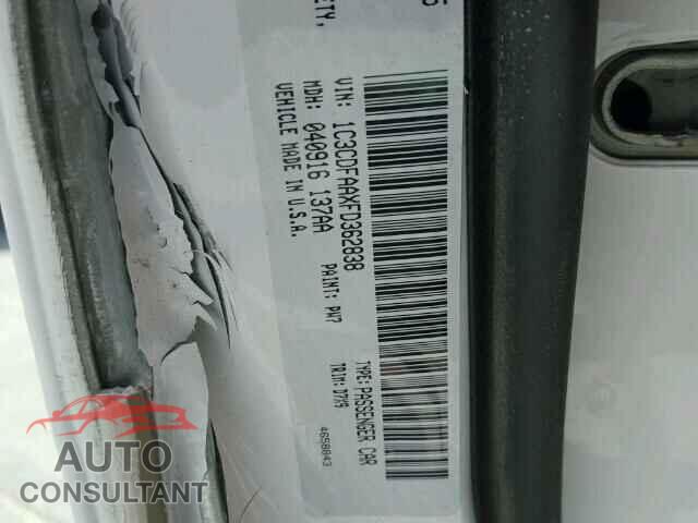 DODGE DART 2015 - 1C3CDFAAXFD362838