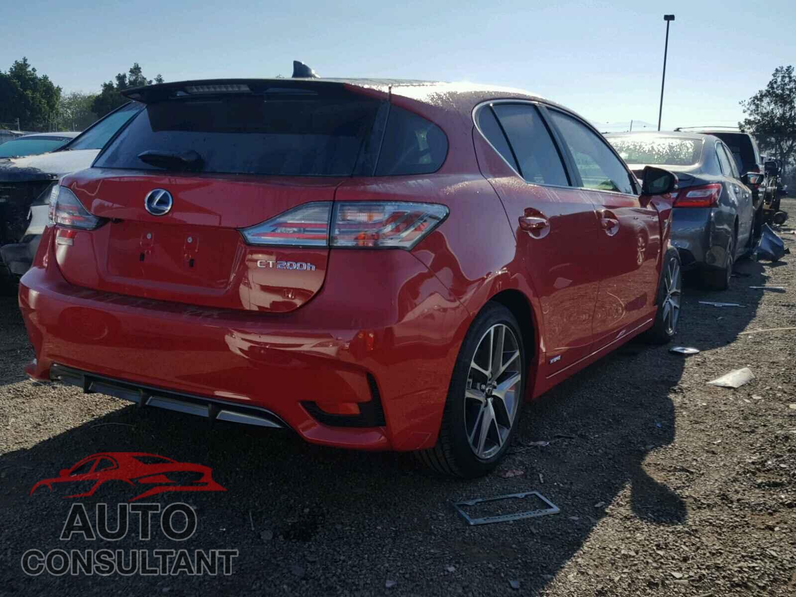 LEXUS CT 200 2017 - JTHKD5BH9H2290931
