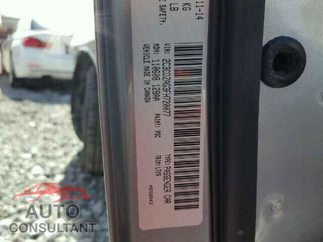 DODGE CHALLENGER 2015 - 2C3CDZAG3FH720077