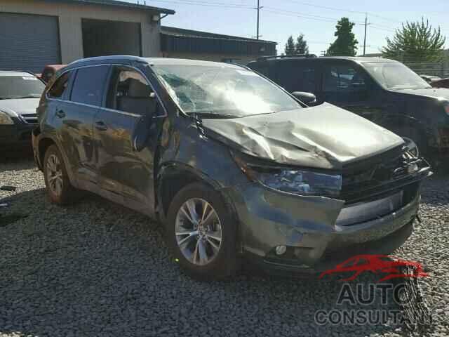 TOYOTA HIGHLANDER 2015 - 5TDJKRFH7FS187954