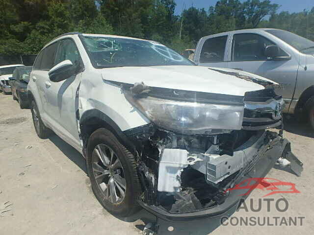 TOYOTA HIGHLANDER 2015 - 5TDKKRFH4FS039331