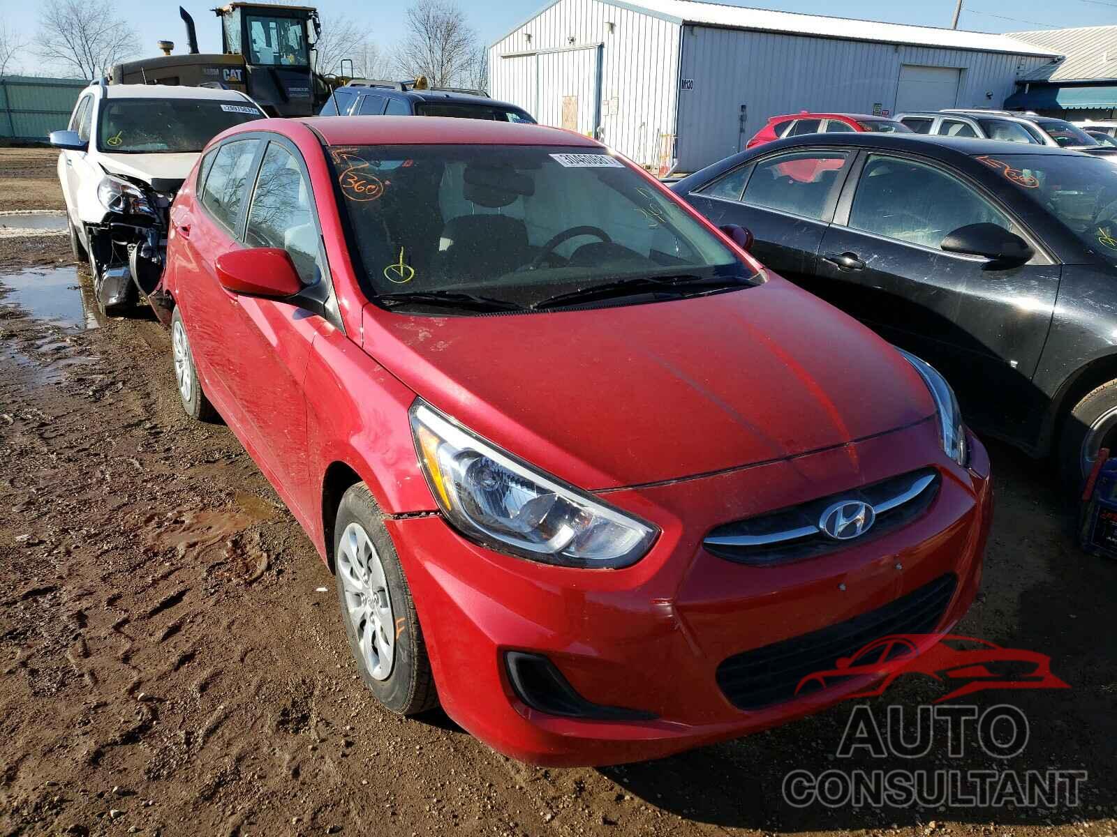 HYUNDAI ACCENT 2017 - KMHCT5AE9HU349783