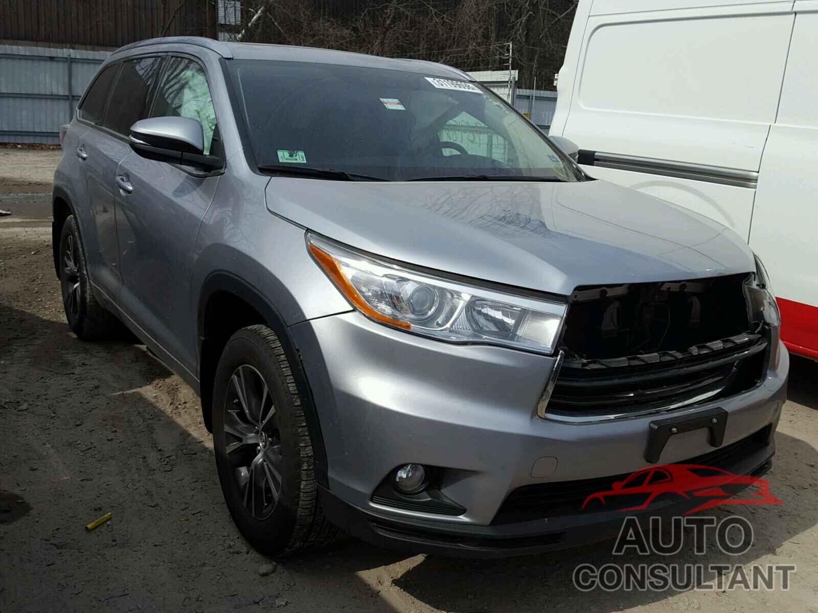 TOYOTA HIGHLANDER 2016 - 5TDJKRFH7GS502303