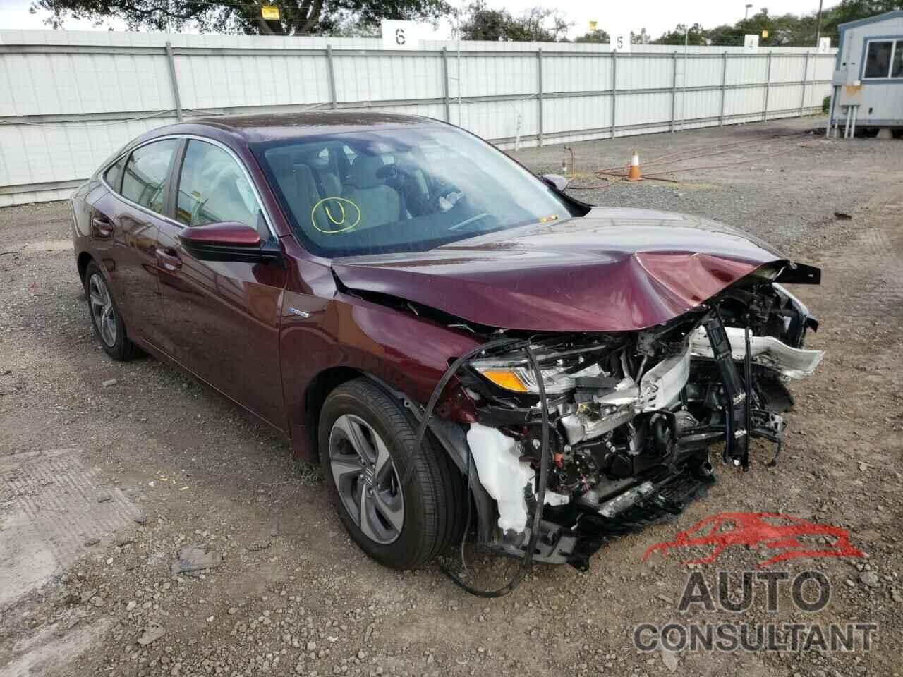 HONDA INSIGHT 2019 - 19XZE4F17KE024550