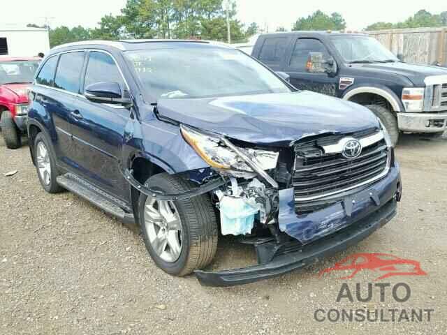 TOYOTA HIGHLANDER 2016 - 5TDYKRFH8GS159774