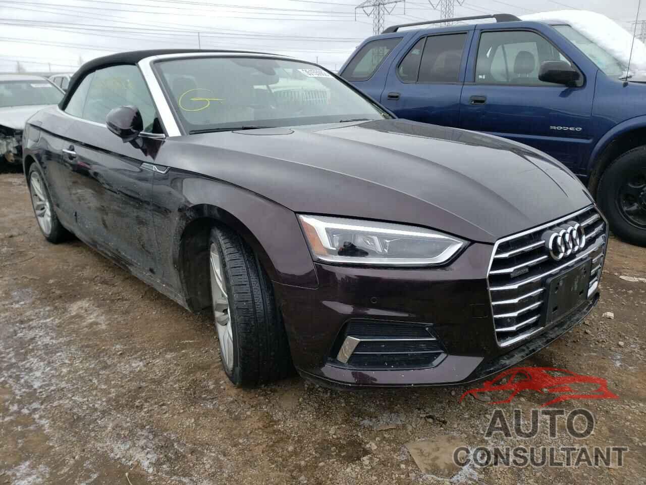 AUDI A5 2019 - WAUYNGF50KN007694