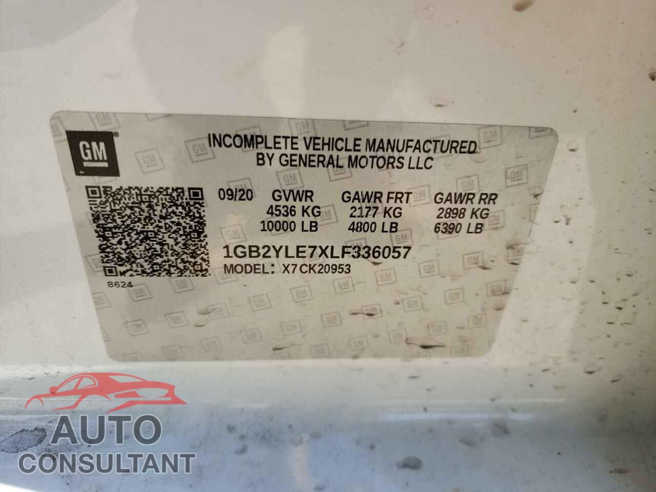 CHEVROLET SILVERADO 2020 - 1GB2YLE7XLF336057