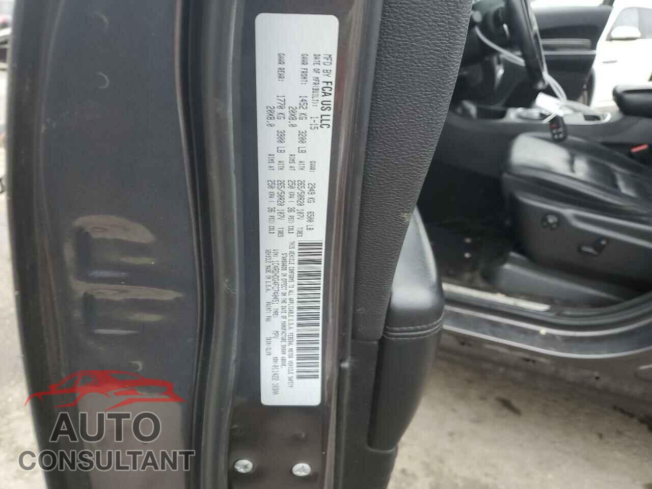 DODGE DURANGO 2015 - 1C4RDHDG4FC740451