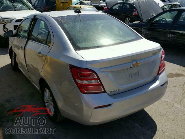 CHEVROLET SONIC 2017 - 1G1JD5SH3H4121868