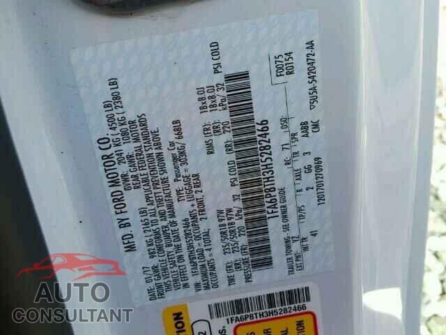 FORD MUSTANG 2017 - 1FA6P8TH3H5282466