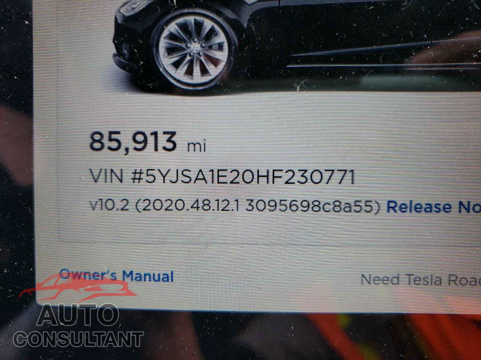 TESLA MODEL S 2017 - 5YJSA1E20HF230771