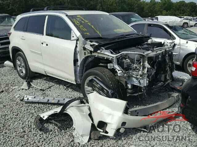 TOYOTA HIGHLANDER 2015 - 5TDDKRFH4FS078168