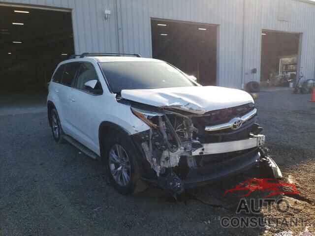 TOYOTA HIGHLANDER 2016 - 5TDZKRFH2GS127259