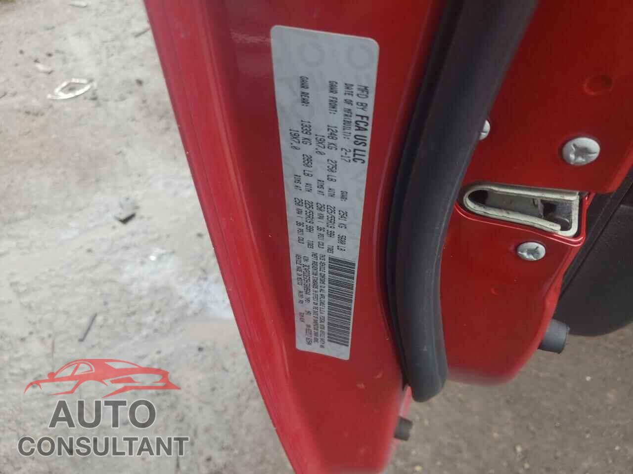 DODGE JOURNEY 2017 - 3C4PDDEG5HT608644