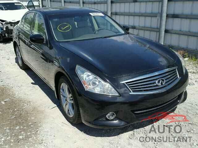 INFINITI G25 2012 - JN1DV6AP9CM810387