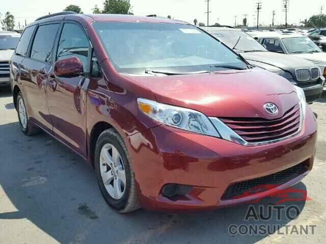 TOYOTA SIENNA 2016 - 5TDKK3DC3GS698734