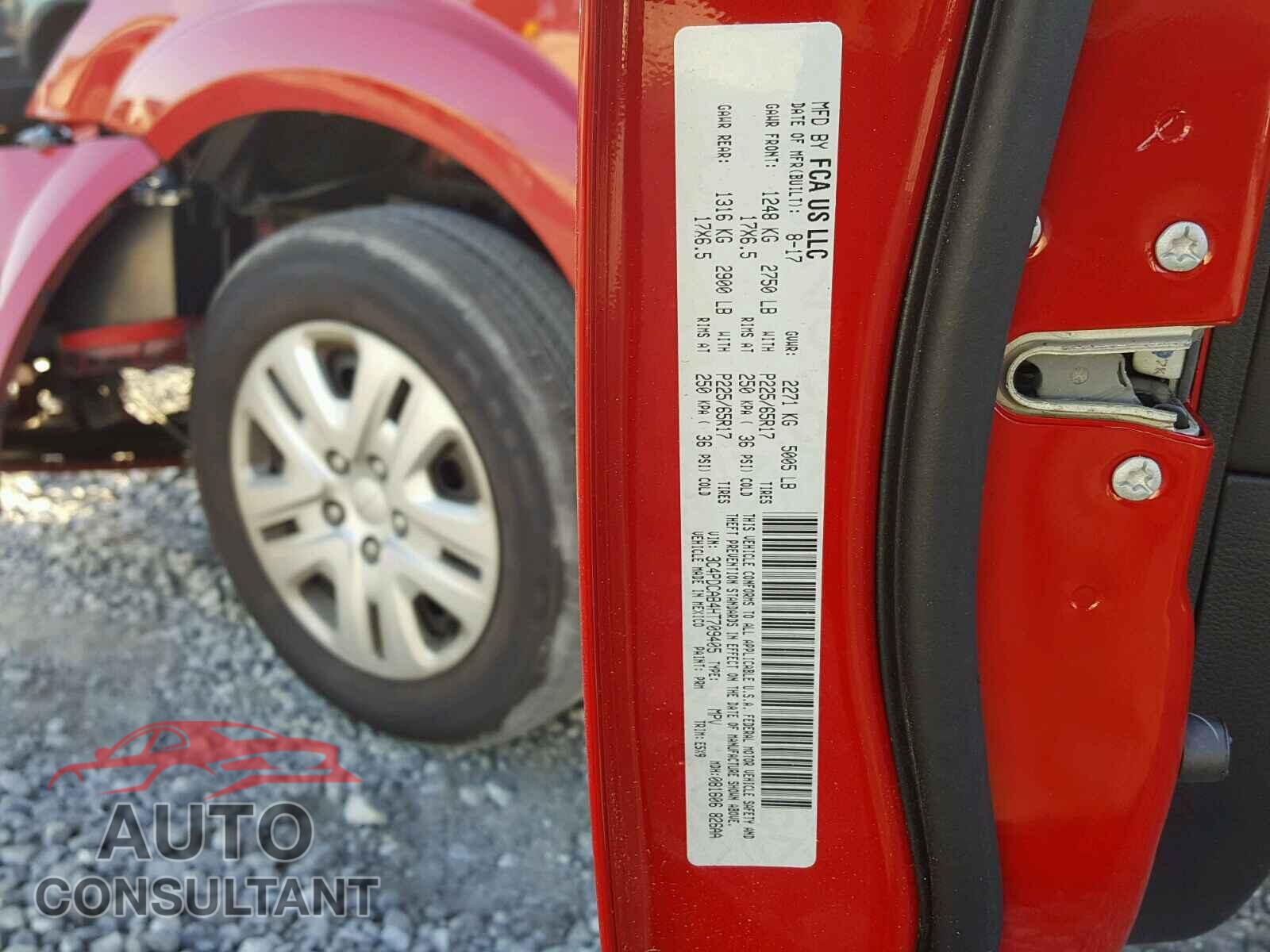 DODGE JOURNEY 2017 - 3C4PDCAB4HT709405