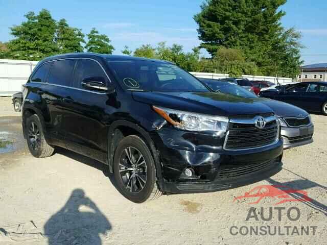 TOYOTA HIGHLANDER 2016 - 5TDJKRFH8GS256751