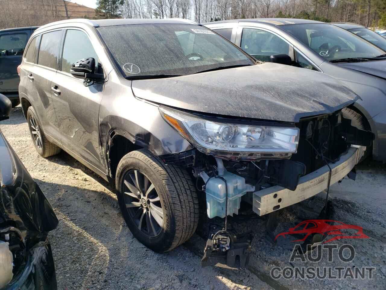 TOYOTA HIGHLANDER 2017 - 5TDKZRFH4HS519979