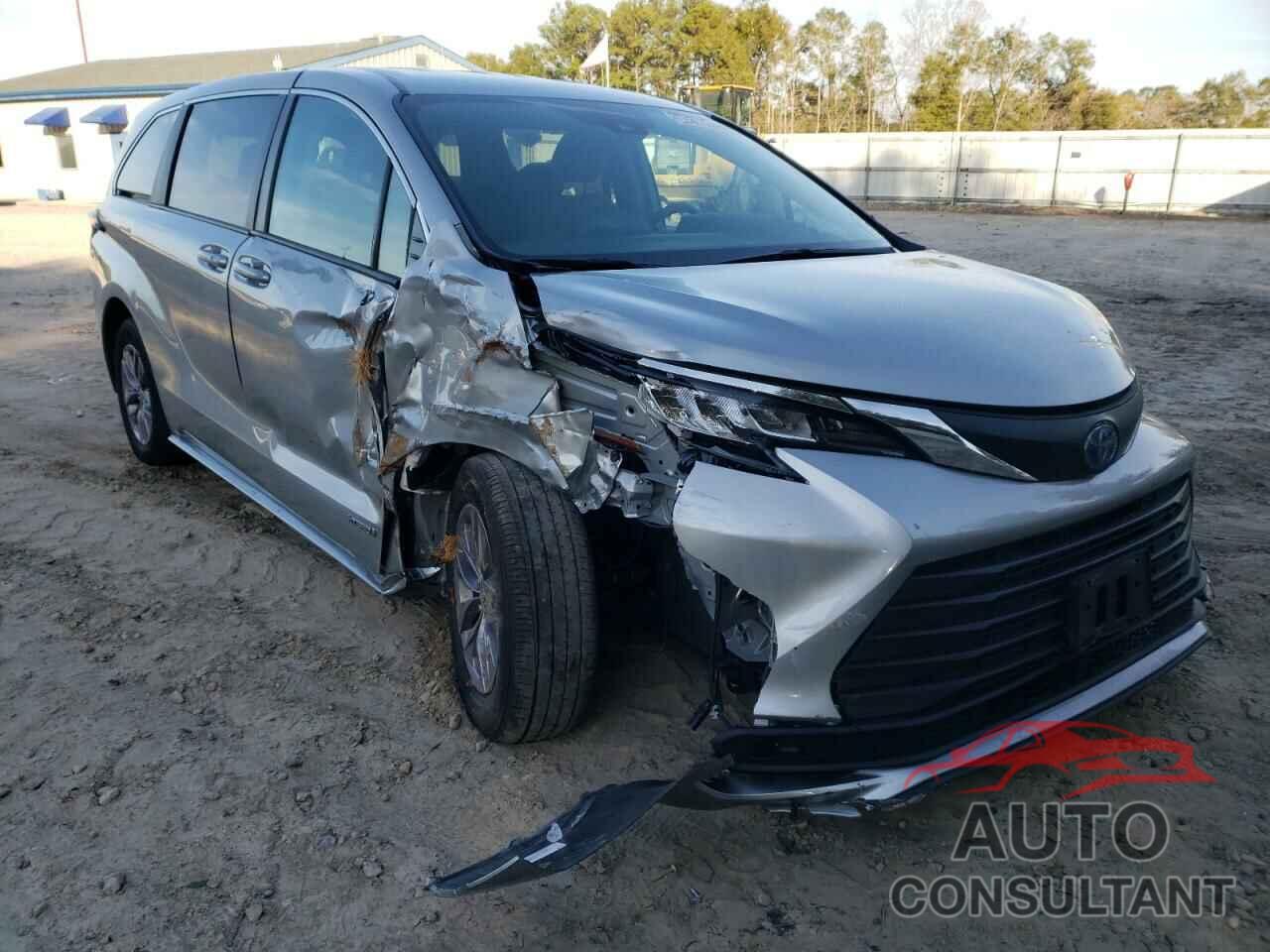 TOYOTA SIENNA 2021 - 5TDKRKEC1MS018216