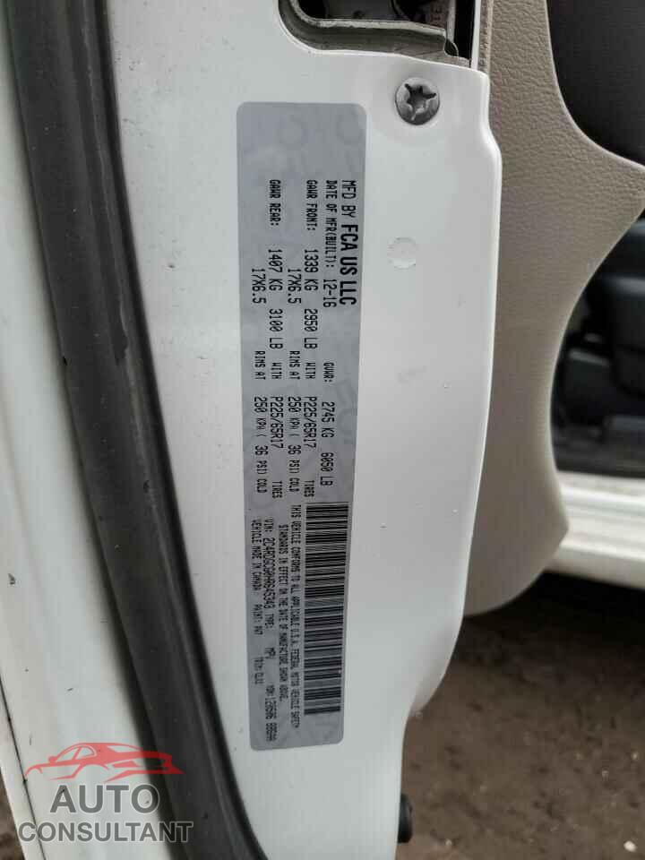 DODGE CARAVAN 2017 - 2C4RDGCG0HR645343