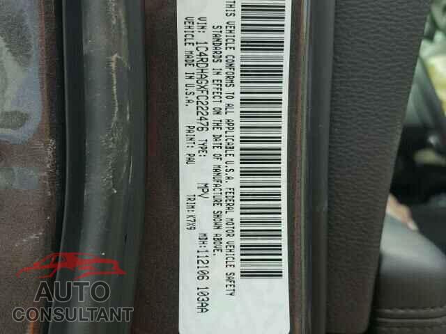 DODGE DURANGO 2015 - 1C4RDHAGXFC222476