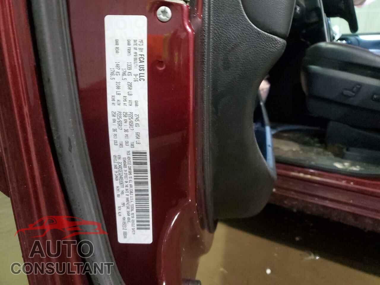 DODGE CARAVAN 2017 - 2C4RDGEG2HR593677
