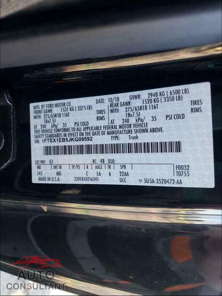 FORD F150 2018 - 1FTEX1EB5JKG09592