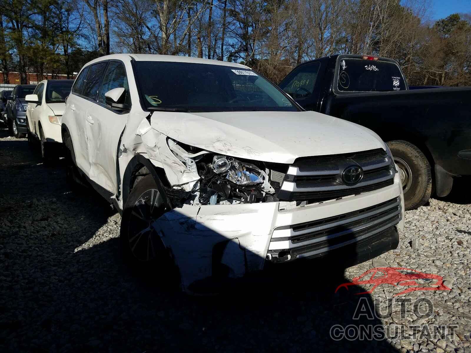 TOYOTA HIGHLANDER 2019 - 5TDZZRFHXKS361329