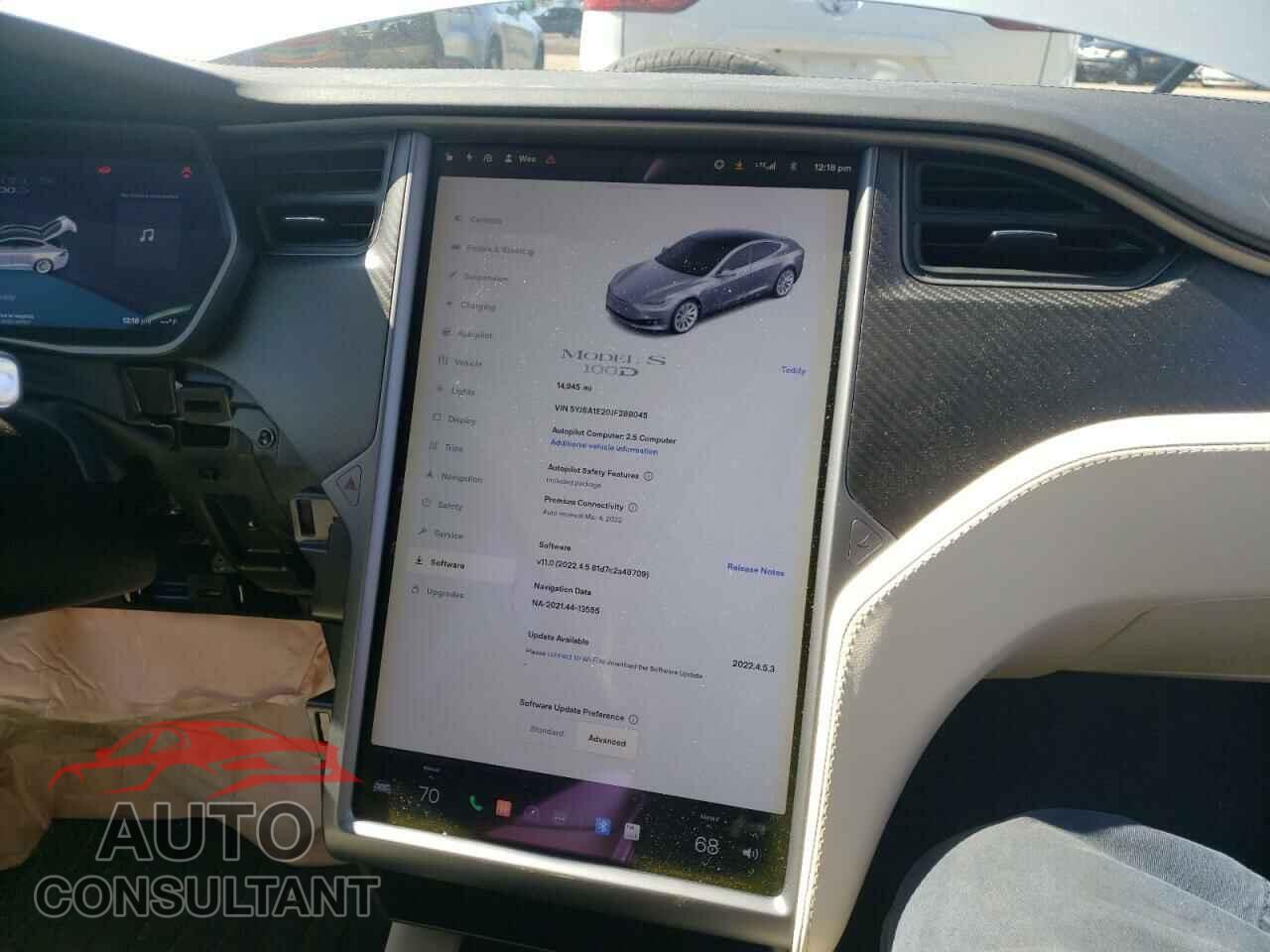 TESLA MODEL S 2018 - 5YJSA1E20JF288045