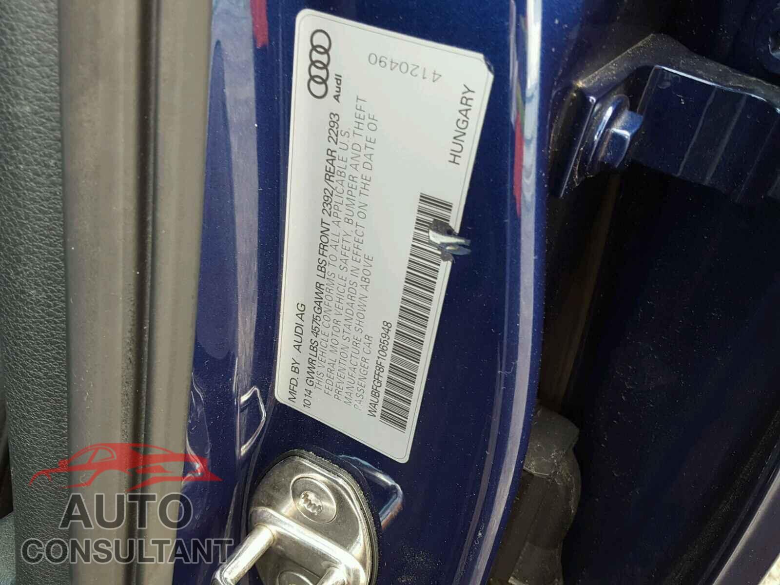 AUDI S3 2015 - WAUBFGFF8F1065948