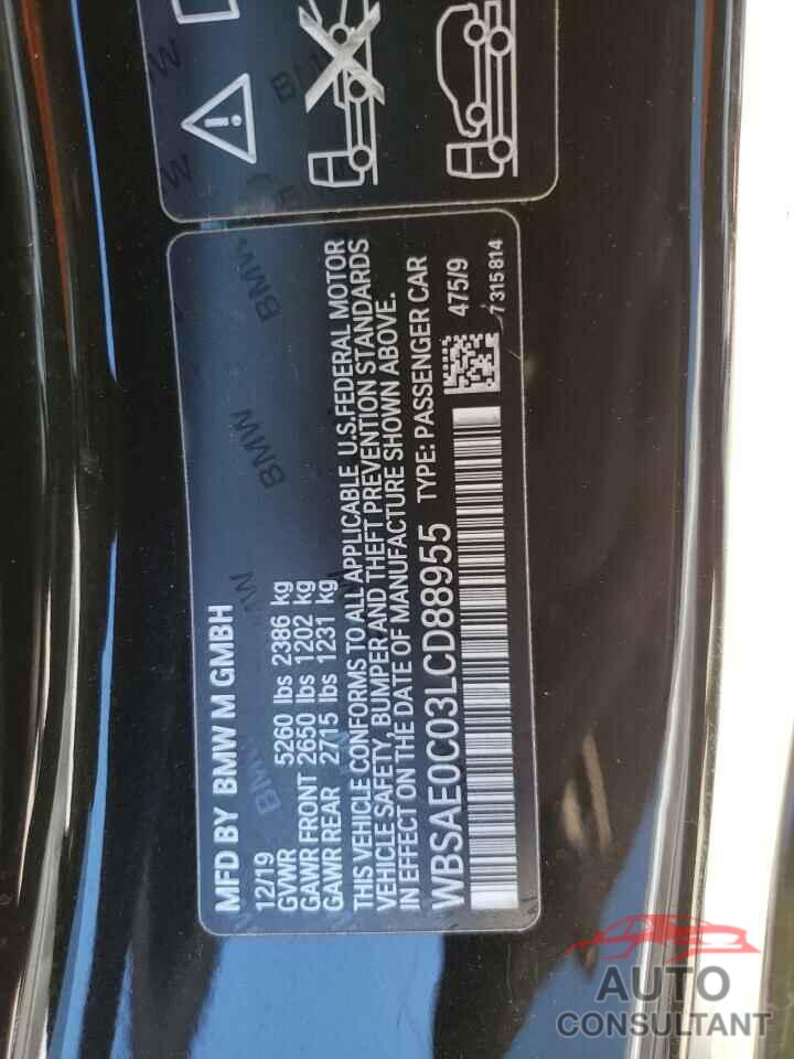 BMW M8 2020 - WBSAE0C03LCD88955