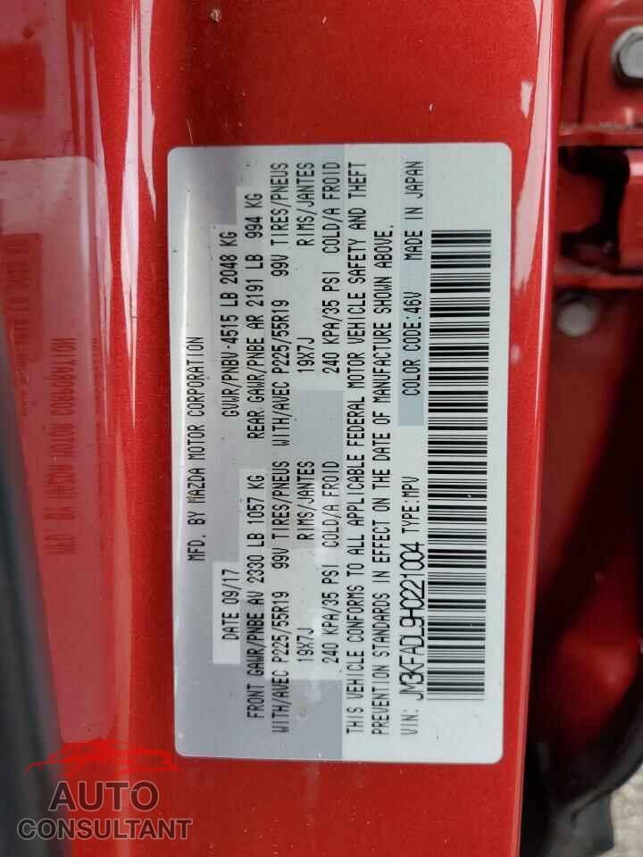 MAZDA CX-5 2017 - JM3KFADL9H0221004