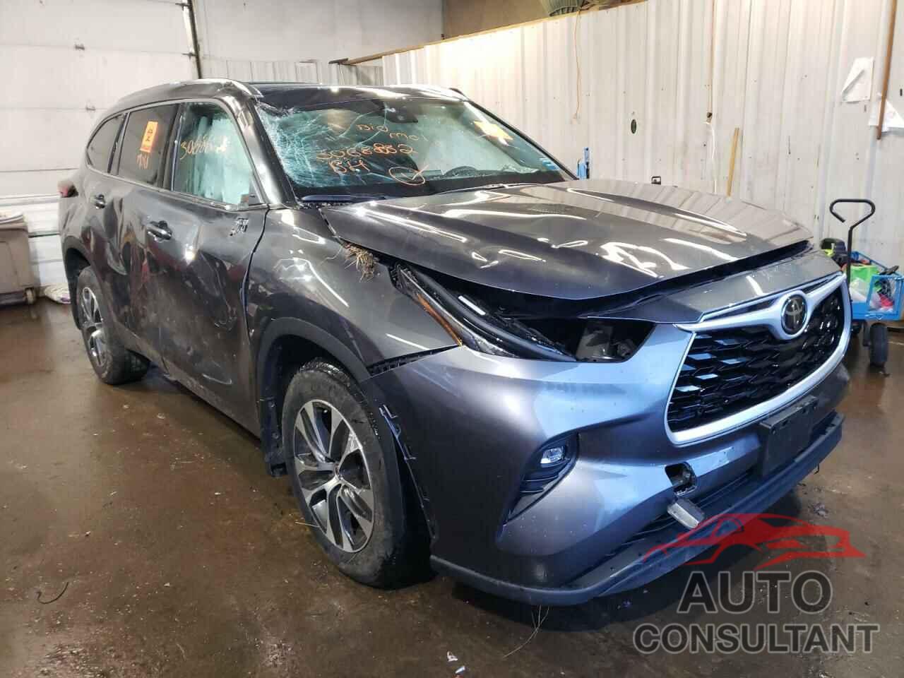 TOYOTA HIGHLANDER 2021 - 5TDGZRBH6MS083433