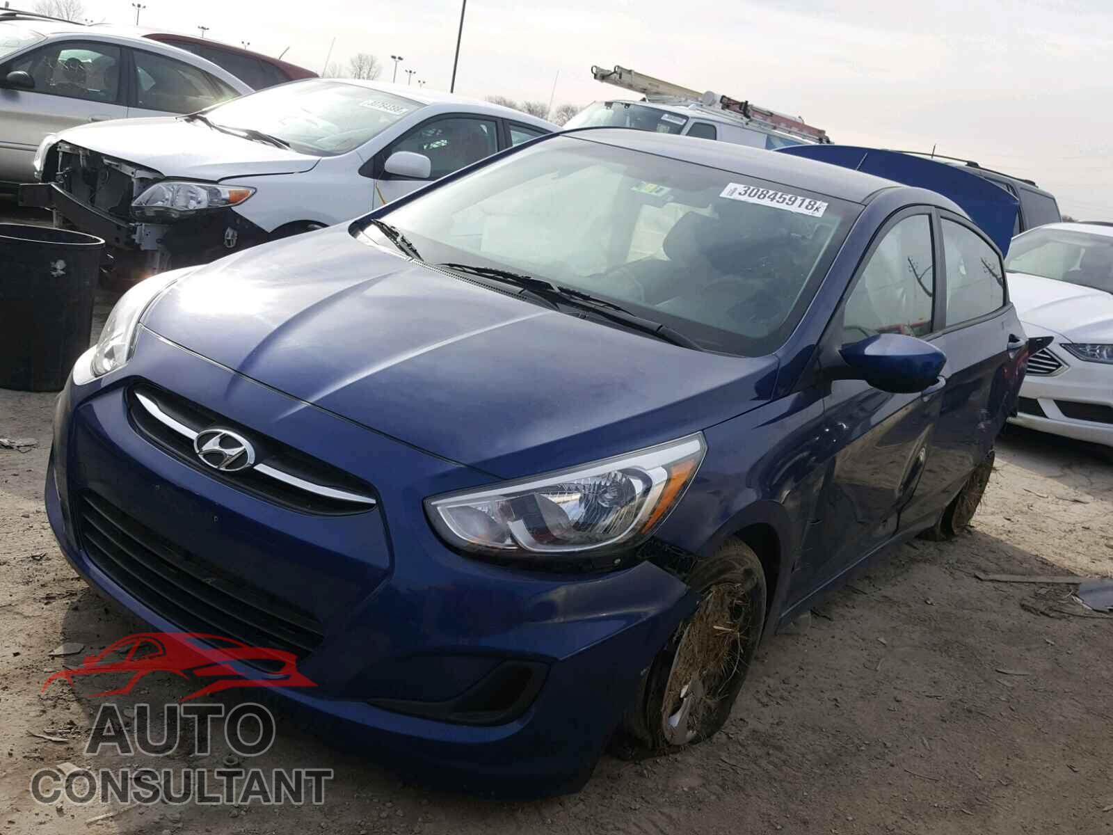 HYUNDAI ACCENT 2016 - KMHCT4AE6GU108546